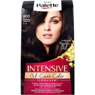Haarkleuring bruin active Poly Palette Haarverf Intensive Creme Color 800 Donker 5410091719944