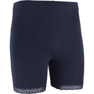 👉 Legging katoen marine Short van met kant rand-Marine-86/92 8714987636436