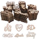 👉 Ornament 15pcs Decorative Letters Wooden Word Sign Welcome Happy Birthday Wedding Party Decoration Natural Wood Crafts DIY Decor