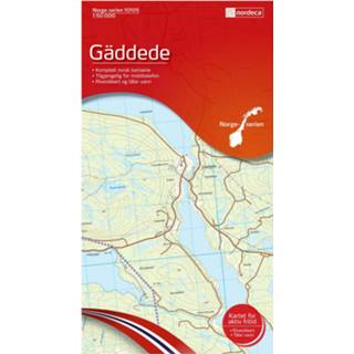 👉 Wandel kaart Nordeca - Wander-Outdoorkarte: Gäddede 1/50 Wandelkaart Auflage 2012 7071940101051