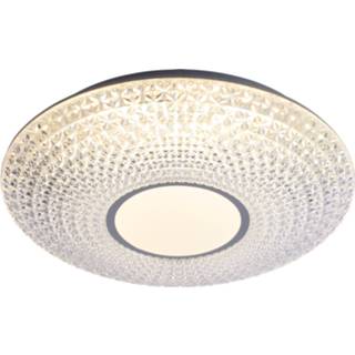 👉 Plafond lamp chroom male wit Brilliant plafondlamp LED Nunya 60W 4004353356100