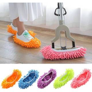 👉 Shoe 1 Pc Lazy Mopping Cleaning Cover Multifunction Floor Dust Slippers Mop Caps House Clean Wipe Tool