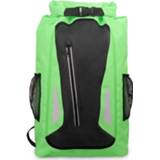 👉 Groen PVC active Outdoor Waterproof Dry Dual Shoulder Strap Bag Sack Barrel Bag, Capaciteit: 25L (groen)