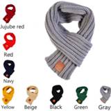 Sjaal kinderen baby's jongens meisjes Lovely cotton knitted kids scarf solid winter warm scarves children baby boy girl