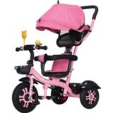 👉 Bike baby's Baby Stroller 3 In 1 Portable Tricycle Carriage Wheels Convertible Handle Children Bicycle Trike Can Sit Lie