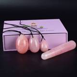 👉 Kegel rose vrouwen Natural Quartz Yoni Egg Jade Eggs Women Exerciser Vaginal Muscles Tightening Ball Massager Crystal