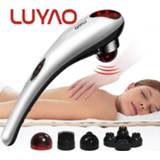 👉 Massager LUYAO 4 In 1 Electric Neck Hammer Massage Back Relax Multifunctional Cervical Vertebra Roller Stick
