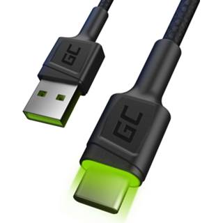 👉 Green Cell KABGC06 USB-kabel 1,2 m USB A USB C Zwart