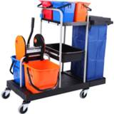 👉 Trolley linnen Yonntech Multi-function cleaning Hygienic vehicle tool linen car hotel service Bucket