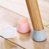 Sock silicone 4pcs Chair Leg Caps Feet Protector Pads Furniture Table Covers Hole Plugs Dust Cover Floor Non-Slip Cups