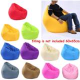 👉 Beanbag Waterproof Lazy Sofas Cover Inner Lining Suitable for Bean Bag Solid Color Oxford Stuffed Animal Chair