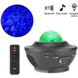 Projector kinderen Starry Sky Star Night Light Projection Colorful Ocean Waving Lights Galaxy Bedside Lamp for Kids