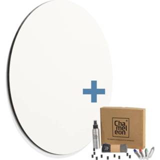 👉 White board wit Chameleon frameless whiteboard - Rond 118 cm 5601570617411