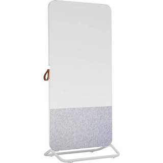 👉 Prikbord wit Chameleon Mobile 1/3e 2/3e whiteboard dubbelzijdig 89 x 192 c 8712752107594