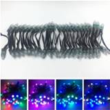 👉 F-connector zwart donkergroen 50pcs/lot DC5V/12V input WS2811 pixel module,12mm black/green Wire led string;Chrismas tree;waterproof with 3pin JST Connectors