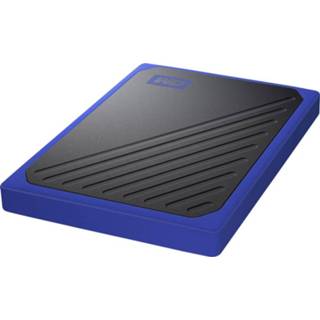 👉 Externe SSD blauw zwart WD WDBMCG0020BBT-WESN My Passport™ Go harde schijf 2 TB Zwart, USB 3.0 619659174804