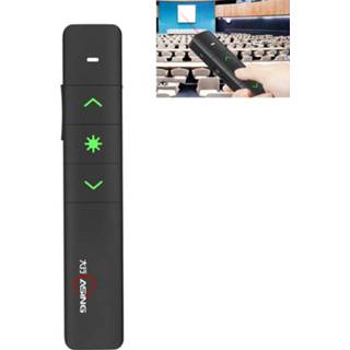 👉 Wireless presenter active ASiNG A61 USB-C / Type-C-poort 2,4 GHz PowerPoint Clicker-weergave Afstandsbediening Pointer, bedieningsafstand: 100 m