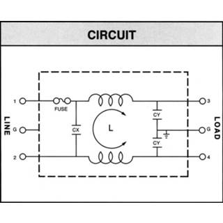 👉 Yunpen YL10T1 Netfilter Met IEC-connector, Met zekering 250 V/AC 10 A 0.3 mH (l x b x h) 60 x 45 x 33.5 mm 1 stuk(s)