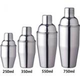 👉 Cocktailshaker zilver steel Silver Stainless Cocktail Shaker Party Bar Drink for Martini Mixer Wine Sharker