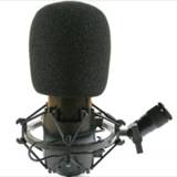 👉 Microphone foam 2pcs Thicken Mic Cover Sponge Professional Studio WindScreen Protective Grill Shield Soft Cap
