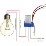 Lichtschakelaar Automatic Auto on Off Photo Cell Street Light Switch DC AC 220V 50-60Hz 10A Control Photoswitch Sensor Dropship