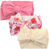 👉 Haarband nylon baby's meisjes 3Pcs/lot Bowknot Baby Girls Headband Infant Turban Headwraps Newborns Photography Props Hair Accessories