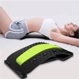 👉 Massager Back Stretch Equipment Massageador Magic Stretcher Fitness Lumbar Support Relaxation Spine Pain Relief