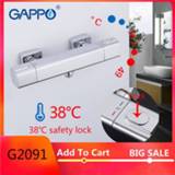 👉 Thermo staat GAPPO shower system thermostatic Bath taps waterfall Bathtub mixer tap rainfall thermostat torneira