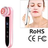 👉 Massager roze active kleding BLK-D919 RF Instrument Gezichtstrilling Compact Lifting Micro Current Beauty (roze)