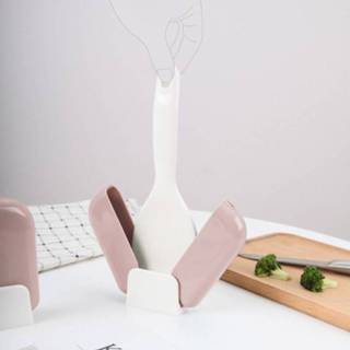 Opbergrek roze active Stand-up rijstlepel automatisch stofdichte hoes Huishoudelijke hangende set (roze)