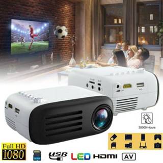 👉 Projector 7000 Lumens Portable Mini 3D Full HD 1080P LED Theater AV/TV/USB/HDMI Projectors with remote control EU UK US AU plug
