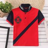 Poloshirt kinderen baby's jongens 2020 Kids Polo Shirt Baby Boys Sports Tops Fashion Patchwork Boy Clothes 2 3 4 5 6 7 8 9 10 11 12 13 14 Years