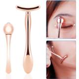 👉 Massager Mini Eye Massage Stick Anti Pouch Dark Circles Device T-shape Face Lifting Facials Thin Magic