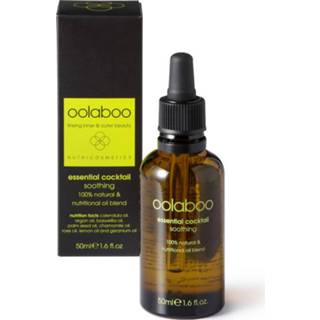 👉 Pipet olie herstellen hydrateren verzorgen voeden droge huid gevoelige problematische Oolaboo Essential Cocktail 100% Natural & Nutritional Soothing Oil Blend 50ml