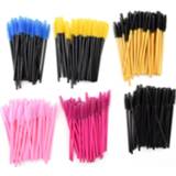 Mascara 50pcs Eyelashes Brushes Makeup Eyelash Extension Disposable Wands Applicator Eye Lashes Cosmetic Brush