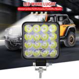 Spotlamp Factory Price Square 48W LED Work Light 12V 24V Off Road Flood Spot Lamp For Car Truck SUV 4WD bulbs Wholesale CSV