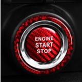 👉 Switch For Toyota 86 Car Start Stop Engine Push Buttons Trim Subaru 2013-2019 Keyless Button Cover Case Shell Sticker