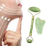 👉 Massager Natural Jade Roller Guasha Skin Scraper Facial Set Stone Firming Face Anti-Aging Puffy Eyes Neck Anti Wrinkle