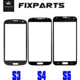 👉 Lens I9300 For SAMSUNG Galaxy S3 S4 S5 Mini Touch Panel Cover Front Outer Glass Replace Screen i9505