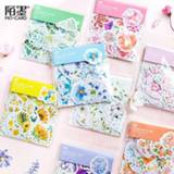 👉 Journamm 45pcs/bag 8 Colors Fresh Flowers Deco Diary Stickers Scrapbooking Planner Bullet Journal Decorative Stationery