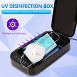 Aromadiffuser Multifunctional UV Sterilizer Box Light Disinfection Sanitizer with Wireless Phone Charger Aroma Diffuser for Mask Toothbrush