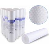 👉 Waterfilter PP polypropylene 15pcs 1&5 Micron Spun Sediment Water Filter Replacement Cartridge Reverse Osmosis 10 Inch Cotton 100g