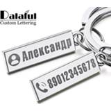 👉 Keychain small vrouwen Exquisite Anti-lost Chic Personalized Customized Keyring For Car Name Men Women Gift Key Chain P021