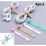 Earphone silicone 4Pcs/set Cable Winder Protector USB Phone Holder Accessory Packe Organizers Creative Travel Accessories