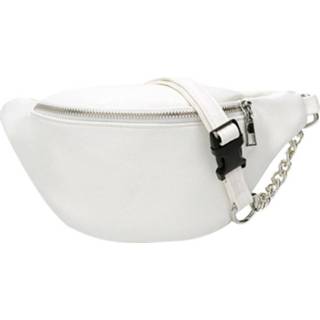 👉 PU leather vrouwen 2019 Hot fanny pack Fashion women's waist Bag solid color hip hop chain chest