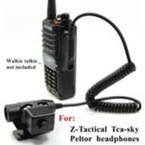👉 Headset For Z-Tactical TCA-SKY PELTOR NATO U94 PTT Baofeng UV-XR A58 UV9R UV-9R Plus GT-3WP UV-5S Radio Walkie Talkie