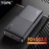 👉 Powerbank TOPK Power Bank 20000mAh Portable Charger USB Type C PD 3.0 Quick Charge Fast Charging External Battery for Xiaomi