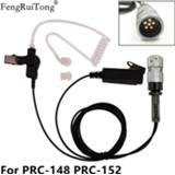 👉 Headset PRC148 152 Walkie Talkie Tactical headset, cuboid PTT microphone Air Tube Earpiece for TRI TCA/AN PRC-148 PRC-152 Talki