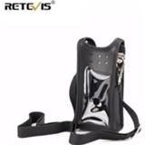 👉 Holster leather New Walkie talkie RT82 Case Carrying Holder For TYT MD-2017 Retevis vhf uhf dual band DMR radio Accessories