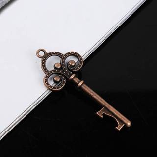 Flesopener metaal One-Size brons 1pc Vintage Key Design